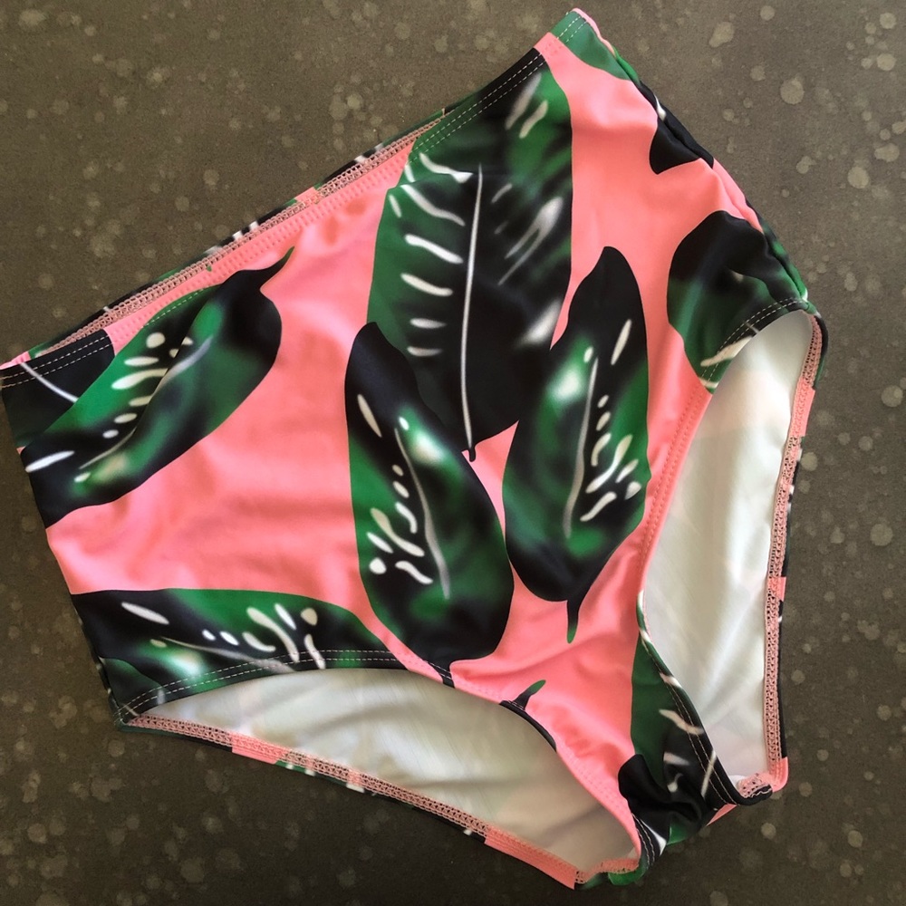 High waist bikini bottom